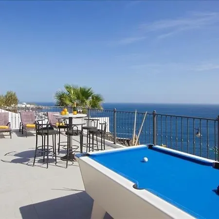 Villa Stunning Seaview Casa Tosco 5 Bedroom Pool Table Overlooking Old Town Puerto Del Carmen