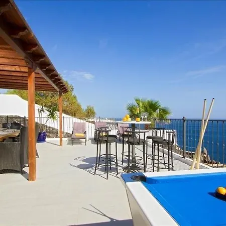Stunning Seaview Casa Tosco 5 Bedroom Pool Table Overlooking Old Town Puerto Del Carmen